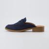 imageCUSHIONAIRE Womens Prescott Slip On Mule Memory Foam Wide Widths AvailableNavy