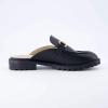 imageCUSHIONAIRE Womens Ragu Buckle Slip On Mule Memory Foam Wide Widths AvailableBlack