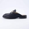 imageCUSHIONAIRE Womens Ragu Buckle Slip On Mule Memory Foam Wide Widths AvailableBlack