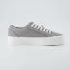 imageCUSHIONAIRE Womens Tag Low top Canvas Sneaker Memory FoamGrey Canvas