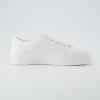 imageCUSHIONAIRE Womens Tag Low top Canvas Sneaker Memory FoamWhite Canvas