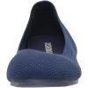 imageCUSHIONAIRE Womens Tyra Knit Flat with Memory Foam and Wide Widths AvailableNavy
