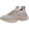 imageCUSHIONAIRE Womens Apolo Knit Sneaker Memory FoamTaupeClear Bottom