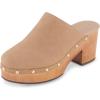imageCUSHIONAIRE Womens Gibbons Faux Wood Clog with Memory Foam Padding Wide Widths AvailableSand