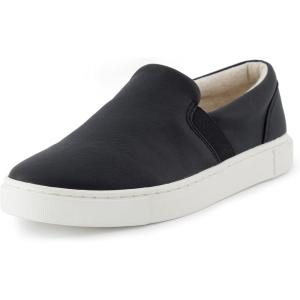 imageCUSHIONAIRE Womens Hampton Slip on Sneaker Comfort Foam Wide Widths AvailableBlackWhite