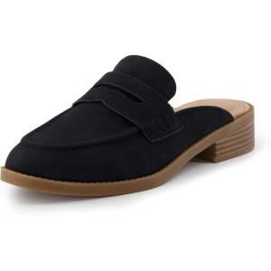 imageCUSHIONAIRE Womens Prescott Slip On Mule Memory Foam Wide Widths AvailableBlack