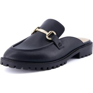 imageCUSHIONAIRE Womens Ragu Buckle Slip On Mule Memory Foam Wide Widths AvailableBlack