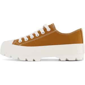 imageCUSHIONAIRE Womens Vasco Low top Canvas Sneaker Memory FoamTan