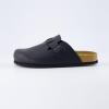imageCUSHIONAIRE Hana SlipOn Buckle Clog with Cork Footbed Memory Foam Wide Widths AvailableBlack