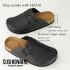 imageCUSHIONAIRE Hana SlipOn Buckle Clog with Cork Footbed Memory Foam Wide Widths AvailableBlack