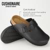 imageCUSHIONAIRE Hana SlipOn Buckle Clog with Cork Footbed Memory Foam Wide Widths AvailableBlack