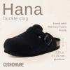 imageCUSHIONAIRE Hana SlipOn Buckle Clog with Cork Footbed Memory Foam Wide Widths AvailableBlack Wool