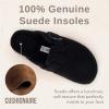 imageCUSHIONAIRE Hana SlipOn Buckle Clog with Cork Footbed Memory Foam Wide Widths AvailableBlack Wool