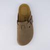 imageCUSHIONAIRE Hana SlipOn Buckle Clog with Cork Footbed Memory Foam Wide Widths AvailableBrown