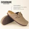 imageCUSHIONAIRE Hana SlipOn Buckle Clog with Cork Footbed Memory Foam Wide Widths AvailableBrown