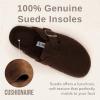 imageCUSHIONAIRE Hana SlipOn Buckle Clog with Cork Footbed Memory Foam Wide Widths AvailableBrown Wool