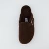 imageCUSHIONAIRE Hana SlipOn Buckle Clog with Cork Footbed Memory Foam Wide Widths AvailableBrown Wool