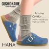 imageCUSHIONAIRE Hana SlipOn Buckle Clog with Cork Footbed Memory Foam Wide Widths AvailableLight Denim