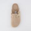 imageCUSHIONAIRE Hana SlipOn Buckle Clog with Cork Footbed Memory Foam Wide Widths AvailableSand Wool