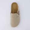 imageCUSHIONAIRE Hana SlipOn Buckle Clog with Cork Footbed Memory Foam Wide Widths AvailableStone