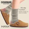 imageCUSHIONAIRE Hana SlipOn Buckle Clog with Cork Footbed Memory Foam Wide Widths AvailableTan Vegan Suede