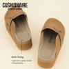 imageCUSHIONAIRE Womens Granola Previous Buckle Issue Fixed Genuine Suede Cork Footbed Platform Clog Comfort Wide Widths AvailableChestnut
