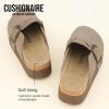 imageCUSHIONAIRE Womens Granola Previous Buckle Issue Fixed Genuine Suede Cork Footbed Platform Clog Comfort Wide Widths AvailableTaupe