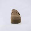 imageCUSHIONAIRE Womens Granola Previous Buckle Issue Fixed Genuine Suede Cork Footbed Platform Clog Comfort Wide Widths AvailableTaupe