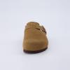 imageCUSHIONAIRE Womens Hana Cork footbed clog with Genuine Leather upper Faux Fur lining and ComfortBrown