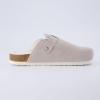 imageCUSHIONAIRE Womens Hana Cork footbed clog with Genuine Leather upper Faux Fur lining and ComfortStone