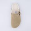 imageCUSHIONAIRE Womens Hana Cork footbed clog with Genuine Leather upper Faux Fur lining and ComfortTaupe
