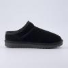 imageCUSHIONAIRE Womens Hilo 2 Premium Suede SlipOn House Slippers  Clog Slippers for Women Memory Foam Faux Shearling Wide Widths AvailableBlack 2
