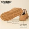 imageCUSHIONAIRE Womens Hilo 2 Premium Suede SlipOn House Slippers  Clog Slippers for Women Memory Foam Faux Shearling Wide Widths AvailableBlack 2