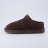 imageCUSHIONAIRE Womens Hilo 2 Premium Suede SlipOn House Slippers  Clog Slippers for Women Memory Foam Faux Shearling Wide Widths AvailableChocolate 2