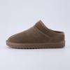 imageCUSHIONAIRE Womens Hilo 2 Premium Suede SlipOn House Slippers  Clog Slippers for Women Memory Foam Faux Shearling Wide Widths AvailableTaupe 2