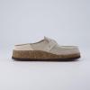 imageCUSHIONAIRE Womens Hobby Genuine Leather Cork Footbed Clog with ComfortStone