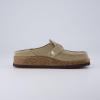 imageCUSHIONAIRE Womens Hobby Genuine Leather Cork Footbed Clog with ComfortTaupe