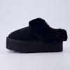 imageCUSHIONAIRE Womens Husky Genuine Suede cozy mule Platform Memory Foam Wide Widths AvailableBlack Suede