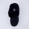imageCUSHIONAIRE Womens Husky Genuine Suede cozy mule Platform Memory Foam Wide Widths AvailableBlack Suede