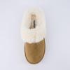 imageCUSHIONAIRE Womens Husky Genuine Suede cozy mule Platform Memory Foam Wide Widths AvailableChestnut Suede