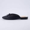 imageCUSHIONAIRE Womens Jade Bow Mule Memory Foam Wide Widths AvailableBlack