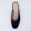imageCUSHIONAIRE Womens Jade Bow Mule Memory Foam Wide Widths AvailableBlack Velvet