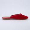 imageCUSHIONAIRE Womens Jade Bow Mule Memory Foam Wide Widths AvailableRed Velvet