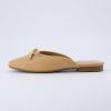 imageCUSHIONAIRE Womens Jade Bow Mule Memory Foam Wide Widths AvailableTan
