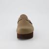 imageCUSHIONAIRE Womens Loom Cork Footbed Platform Clog  Comfortable Vegan Leather Arch Support AllDay Comfort Wide Widths AvailableBrown Nubuck