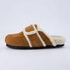 imageCUSHIONAIRE Womens Nero Genuine Suede clog with Comfort Wide Widths AvailableRust Suede