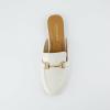 imageCUSHIONAIRE Womens Yates Buckle Slip On Mule Memory Foam Wide Widths AvailableBone Patent