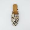 imageCUSHIONAIRE Womens Yates Buckle Slip On Mule Memory Foam Wide Widths AvailablePython Natural