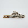 imageCUSHIONAIRE Womens Yates Buckle Slip On Mule Memory Foam Wide Widths AvailablePython Natural