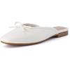 imageCUSHIONAIRE Womens Jade Bow Mule Memory Foam Wide Widths AvailableCream